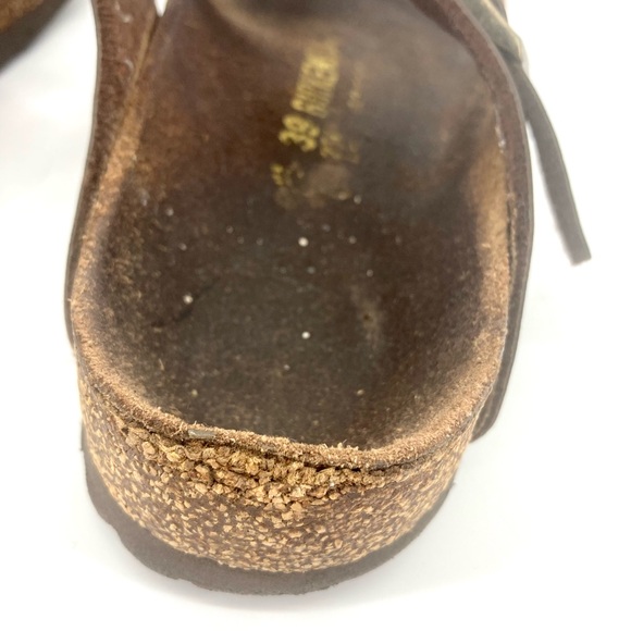 Birkenstock Black Patent Gizeh Sandal Size 39 - Picture 6 of 7